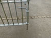 Steel Gates:  Fowlescombe House entrance gates - detail